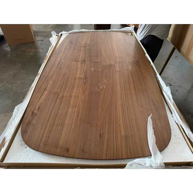 (As-is) Bolton Dining Table 1.6m - Walnut - 2 - 2