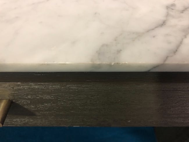 (As-is) Carson Marble Study Table 1.4m - 14