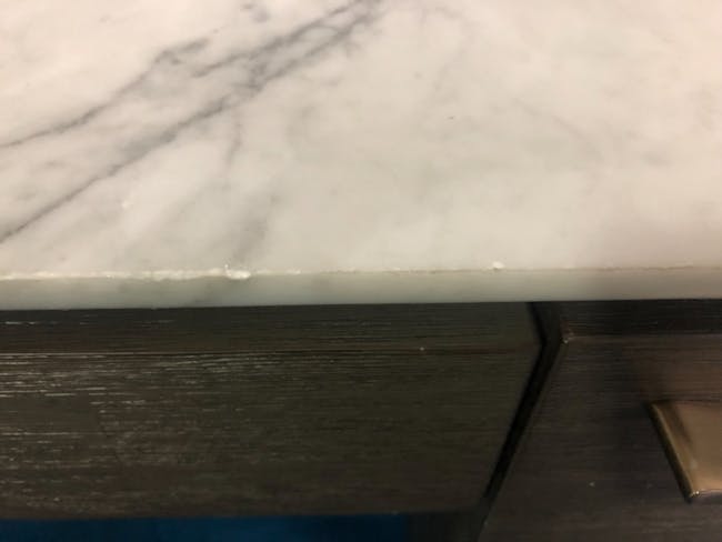 (As-is) Carson Marble Study Table 1.4m - 16