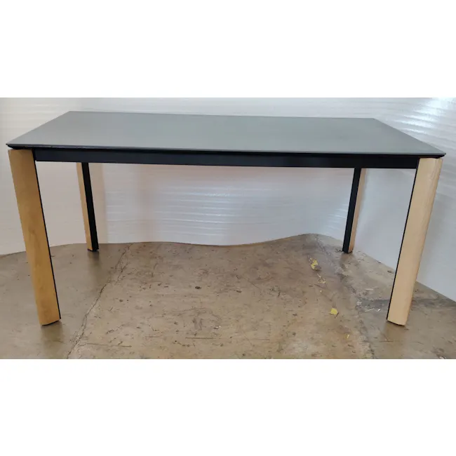 (As-is) Nelson Dining Table 1.6m - Dark Slate (Sintered Stone) - 2