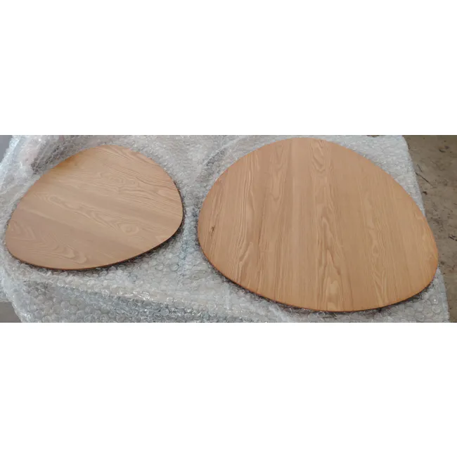 (As-is) Stephanie Nesting Coffee Table - Oak - 5 - 2