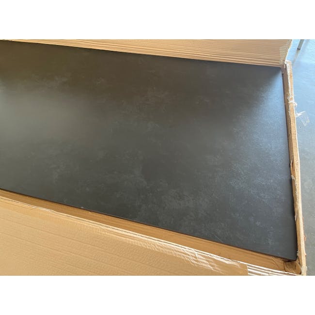 (As-is) Edna Dining Table 1.8m - Dark Slate (Sintered Stone) - 2