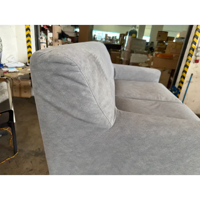 (As-is) Damien 2 Seater Sofa - Grey (Scratch Resistant) - 1 - 7