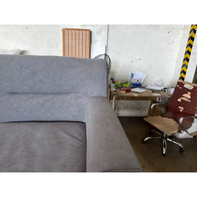 (As-is) Damien 2 Seater Sofa - Grey (Scratch Resistant) - 1 - 4