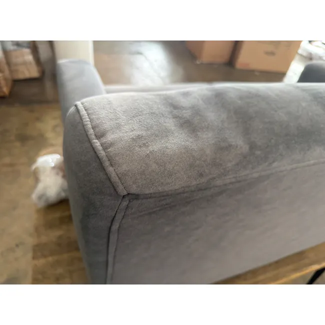 (As-is) Damien 2 Seater Sofa - Grey (Scratch Resistant) - 1 - 6