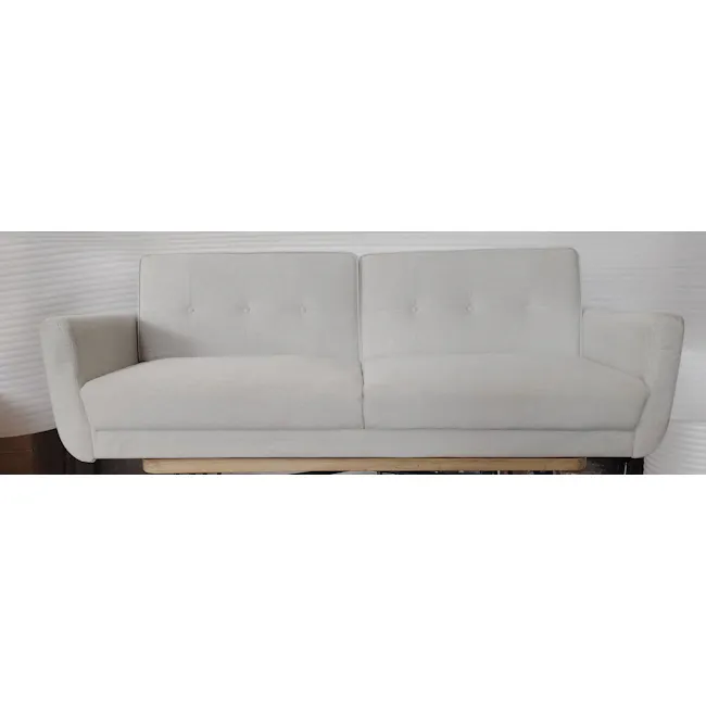 (As-is) Maverick 3 Seater Sofa Bed - Oak, Beige (Eco Clean Fabric) - 2