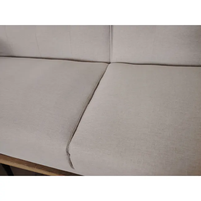 (As-is) Maverick 3 Seater Sofa Bed - Oak, Beige (Eco Clean Fabric) - 4