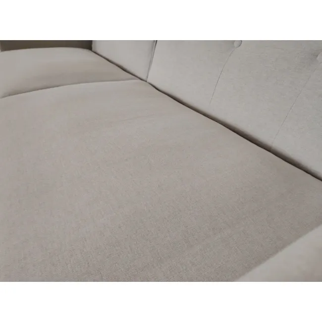 (As-is) Maverick 3 Seater Sofa Bed - Oak, Beige (Eco Clean Fabric) - 6