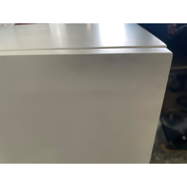 (As-is) Aalto TV Cabinet 1.6m - White, Natural - 15 - 23 - White surface, minimalist design, clean lines, glossy finish