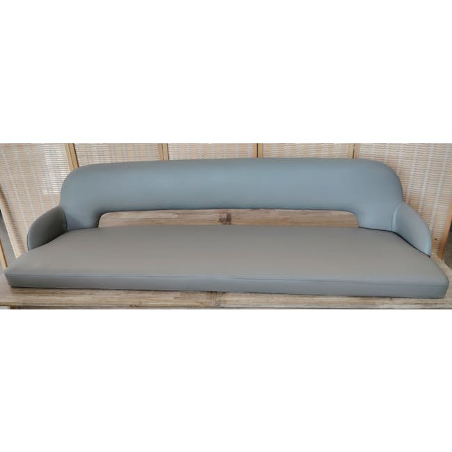 (As-is) Tatum Bench 1.5m - Taupe (Faux Leather) - 2