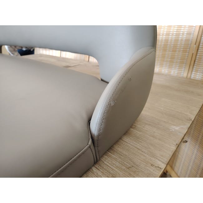 (As-is) Tatum Bench 1.5m - Taupe (Faux Leather) - 6