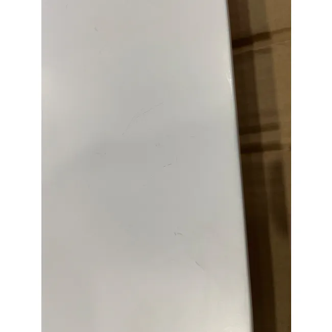 (As-is) Harold Coffee Table - Natural, White - 6 - White surface, cardboard background, faint scratches, minor