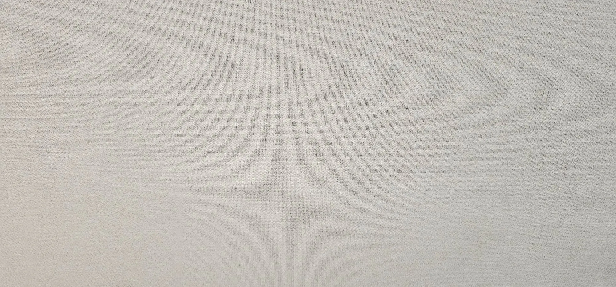 (As-is) Russell Armless Unit - Oat (Eco Clean Fabric) - 15 - Light beige fabric texture, Fine weave pattern, Minimalistic