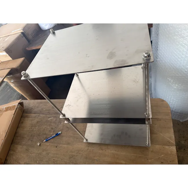 (As-is) Baus Modular 3-Tier Shelf (Stainless Steel) - 1 - 3