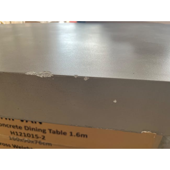 (As-is) Ryland Concrete Dining Table 1.6m - 6 - 4