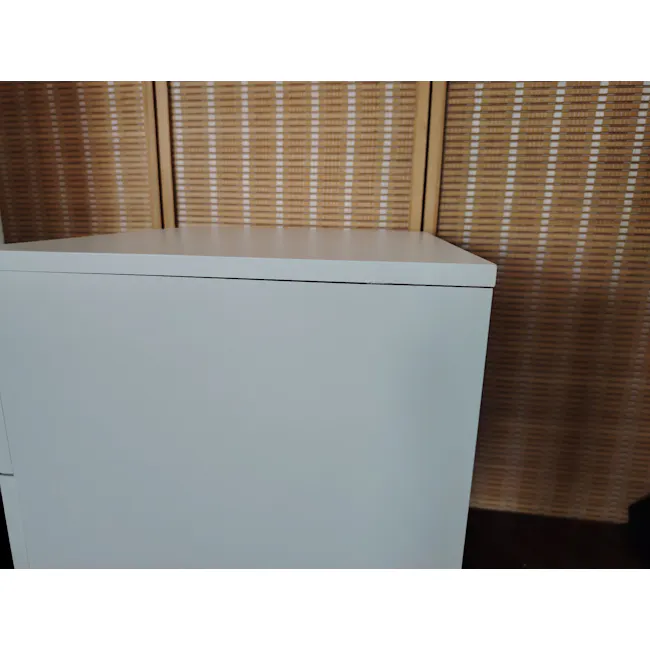 (As-is) Miah Bedside Table - Natural, White - 2 - 9
