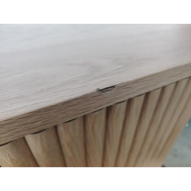 (As-is) Gionne TV Console 2m - Oak - 7