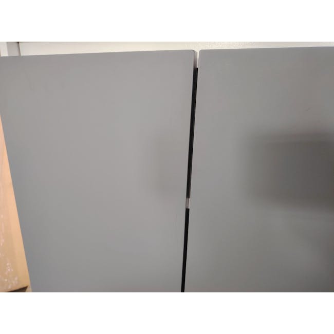 (As-is) Muse Tall Cabinet 0.6m - White Grey - 3