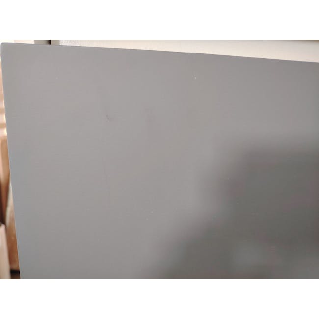 (As-is) Muse Tall Cabinet 0.6m - White Grey - 7