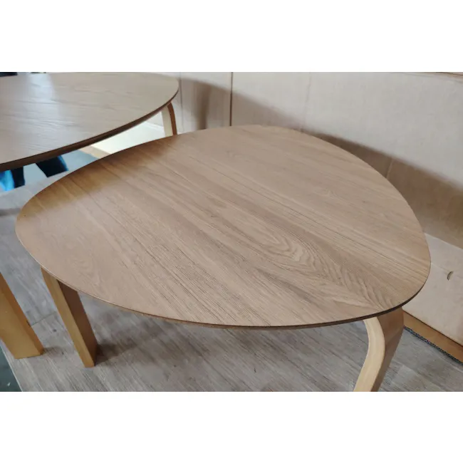 (As-is) Stephanie Nesting Coffee Table - Oak - 2 - 6