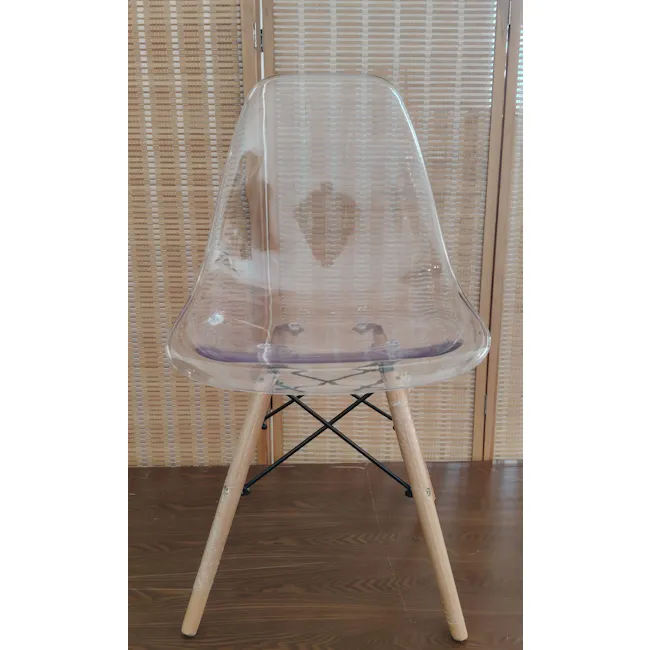 (As-is) Oslo Chair - Natural, Clear - 3 - 2