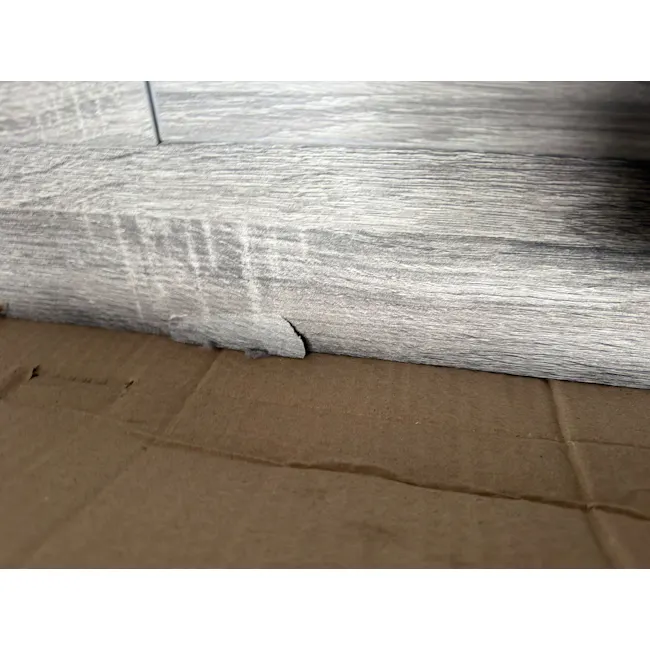 (As-is) Firoh 3 Door Wardrobe with 2 Drawers - Grey Ash - 4