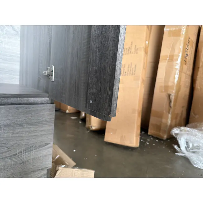 (As-is) Firoh 3 Door Wardrobe with 2 Drawers - Grey Ash - 9