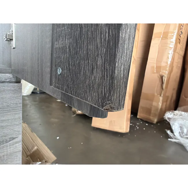 (As-is) Firoh 3 Door Wardrobe with 2 Drawers - Grey Ash - 10
