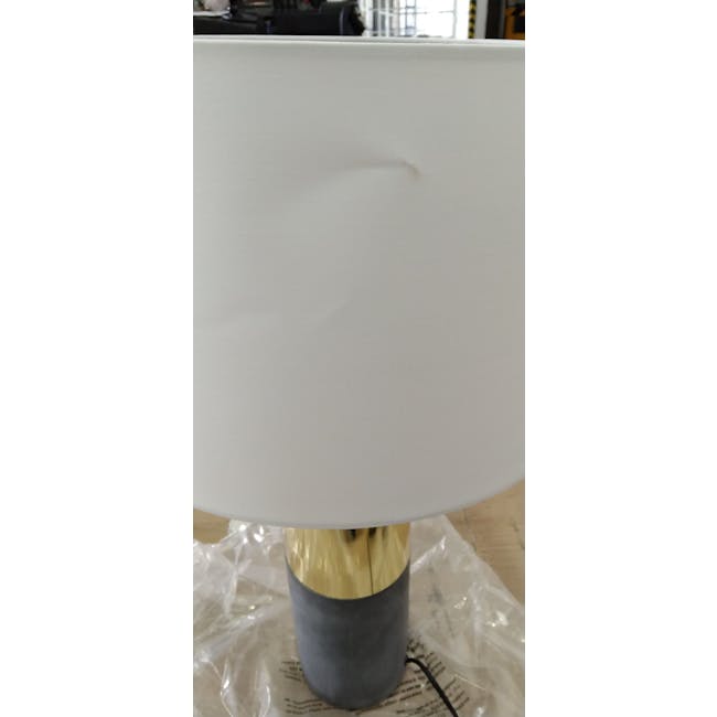 (As-is) Aiden Table Lamp - Brass - 24 - 2