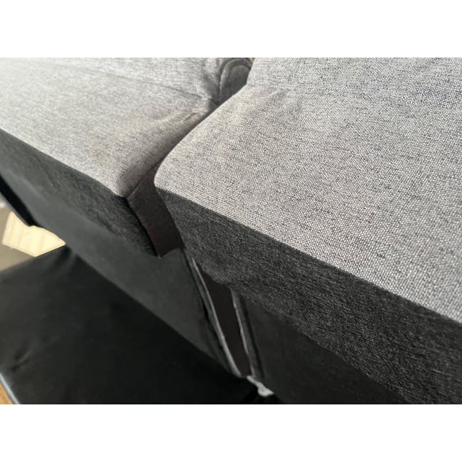 (As-is) Jen Sofa Bed - Charcoal (Eco Clean Fabric) - 5