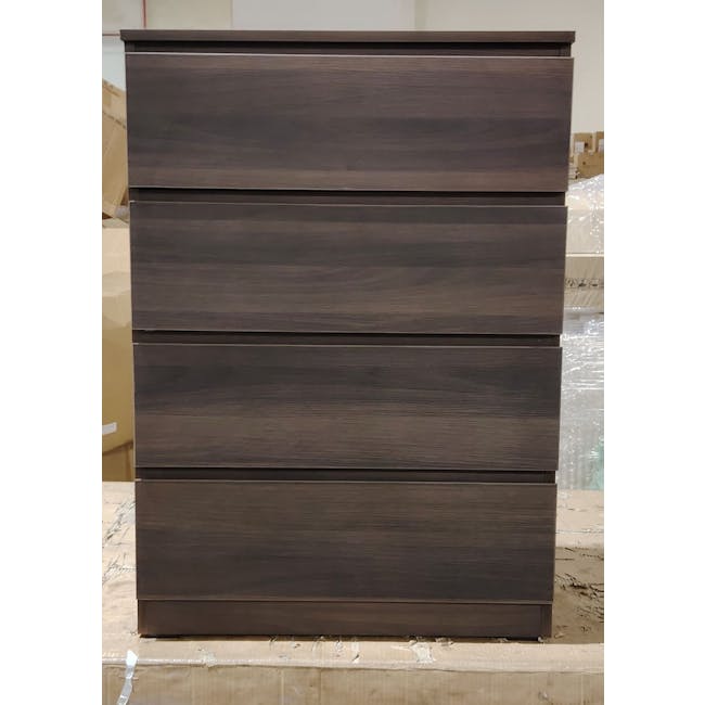 (As-is) Veda 4 Drawer Chest - Walnut - 2