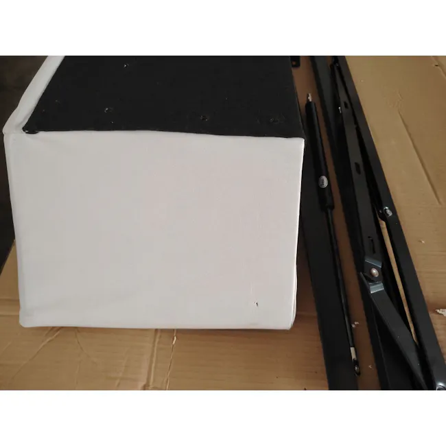 (As-is) Maine Storage Queen Bed - Ivory (Pet Friendly) - 14