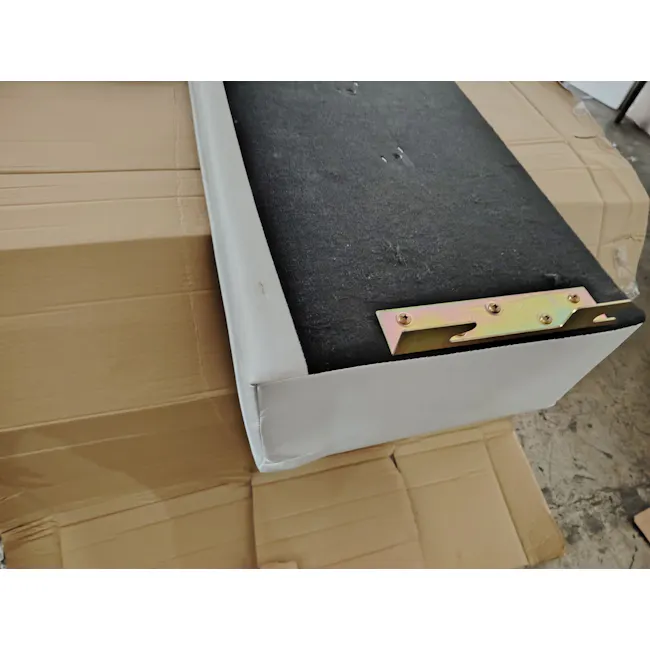 (As-is) Maine Storage Queen Bed - Ivory (Pet Friendly) - 17