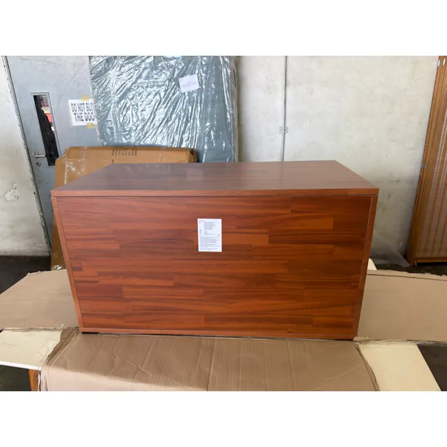(As-is) Benno Modular Storage Bench 0.8m - Walnut - 1 - 2