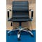 (As-is) Elias Mid Back Office Chair - Black (PU) - 3 - 1