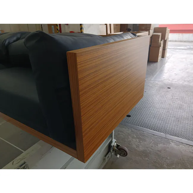(As-is) Bentley 3 Seater Sofa - Jet Black (Faux Leather) - 24 - 6