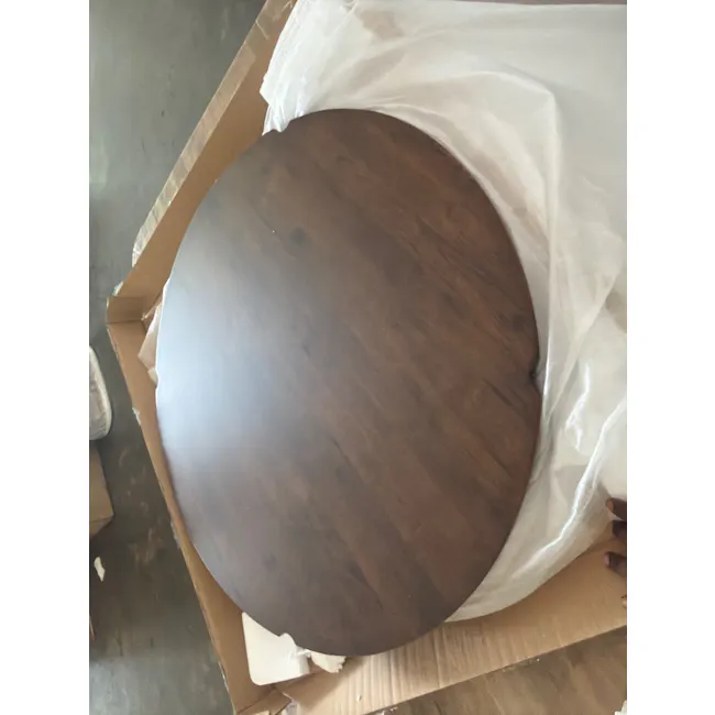 (As-is) Winette Round Coffee Table - Cocoa - 2