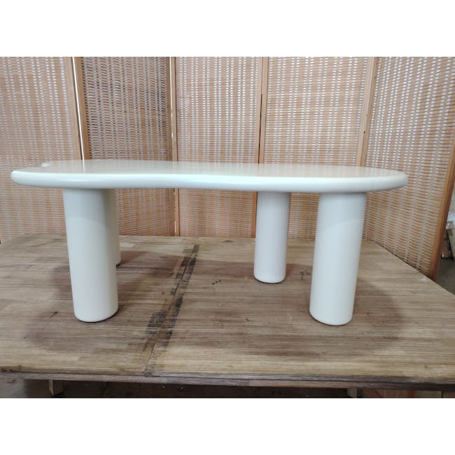 (As-is) Cloud Coffee Table 1m - Ivory - 3 - 2