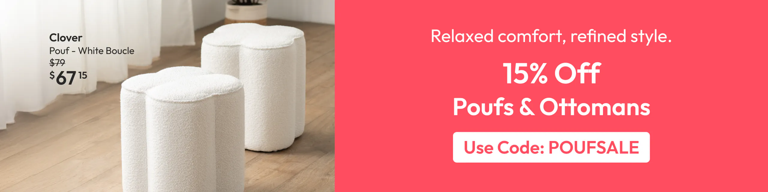 Poufs & Ottomans