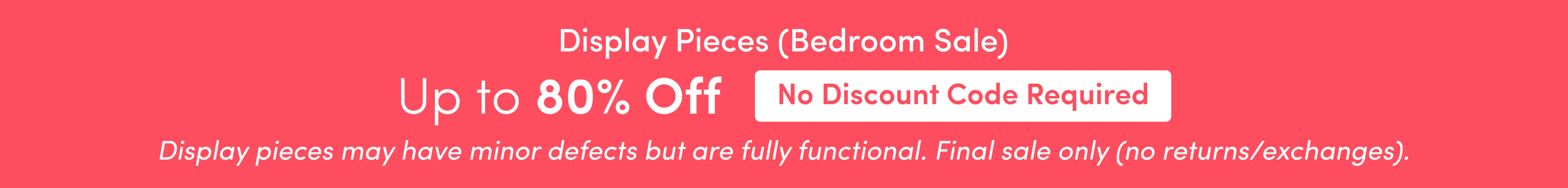(As-is) Bedroom Sale
