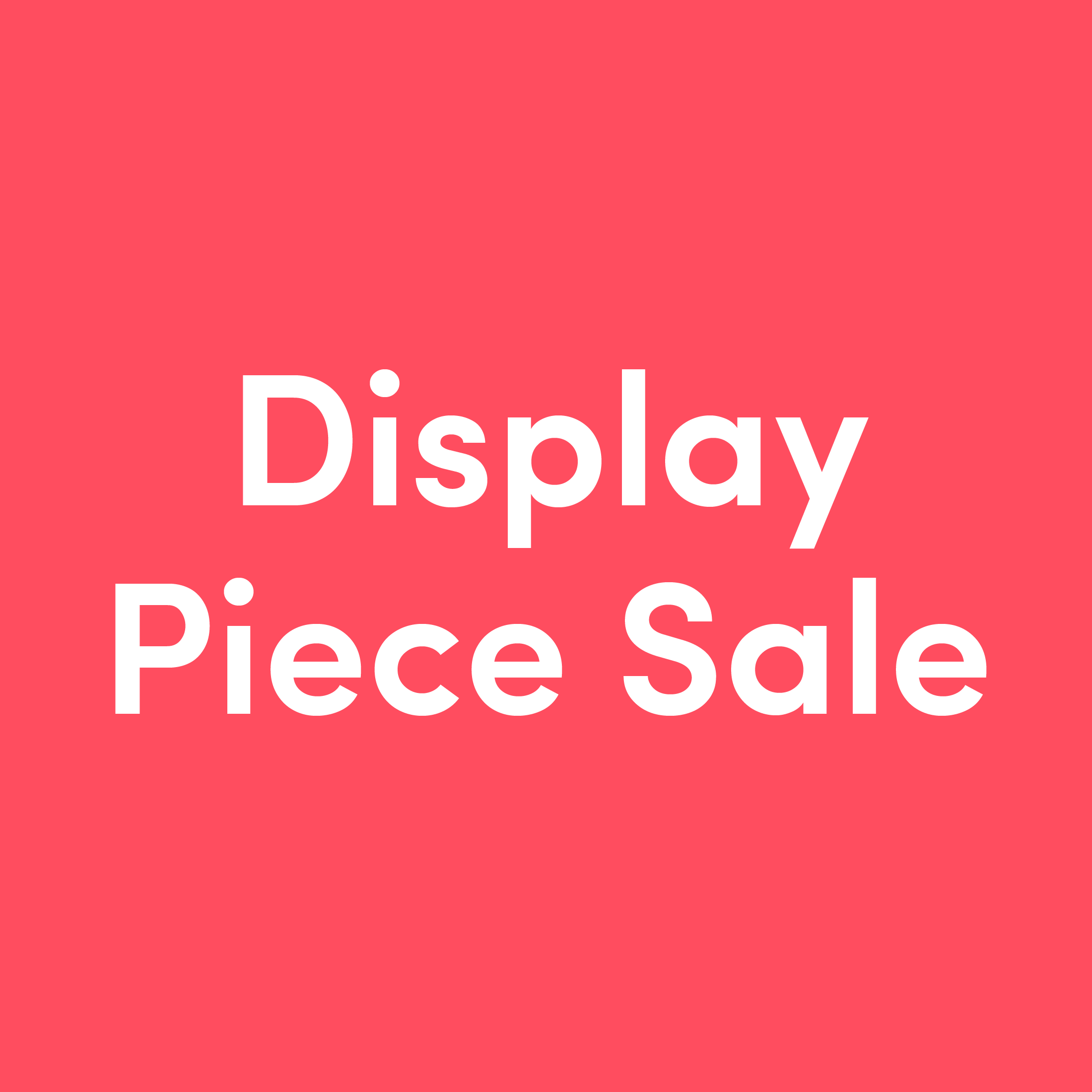 Display Piece (Up to 80% Off)